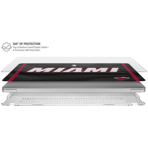 NBA Miami Heat Jersey MacBook Air 15in (2023-2025) Case plus Skin